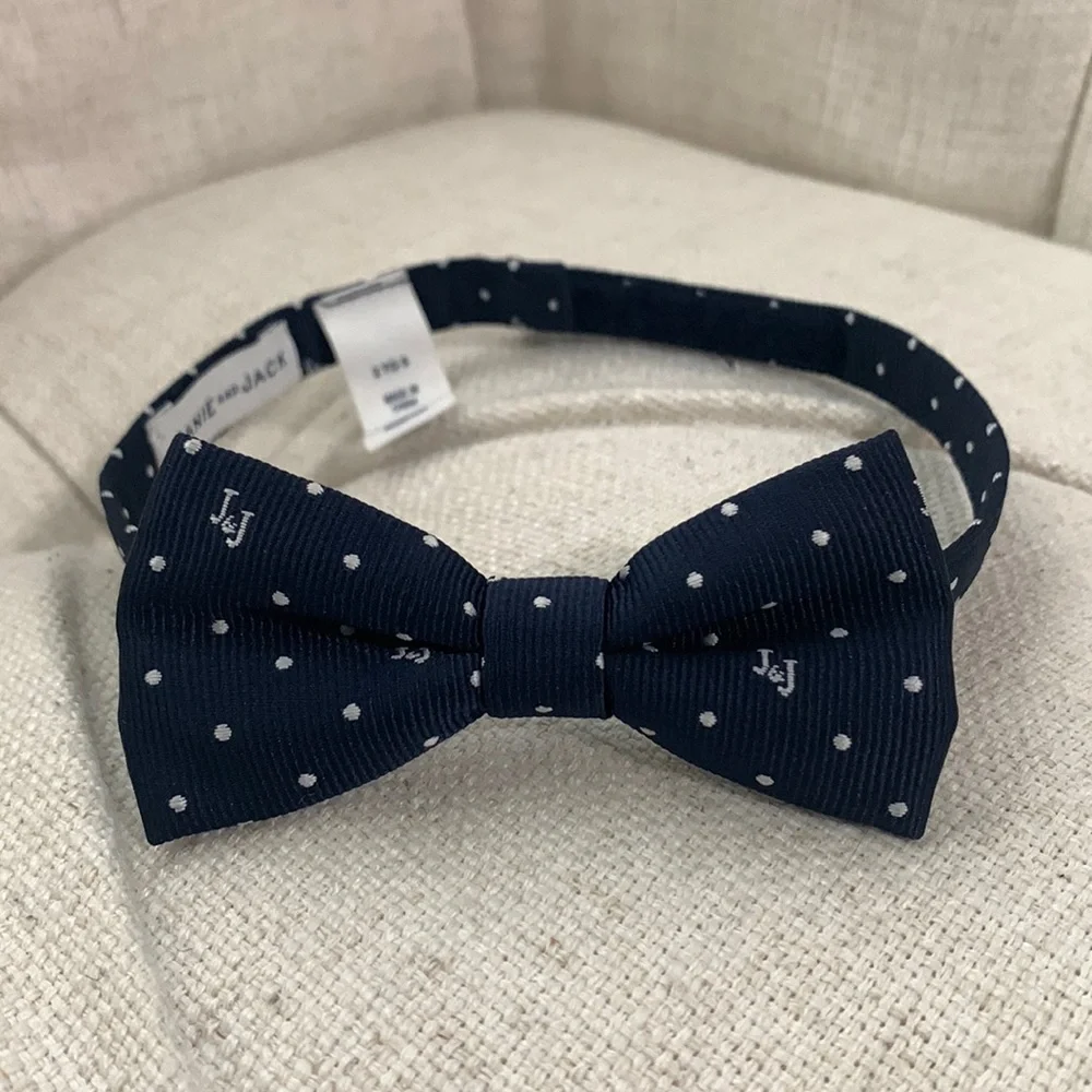 JANIE AND JACK DOT LOGO BOWTIE